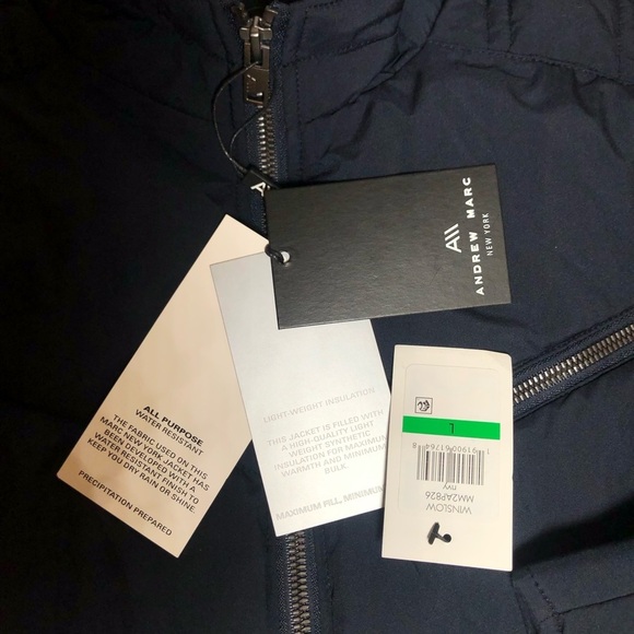 Andrew Marc Winslow Quilted Packable Moto Jacket size L - Picture 7 of 9